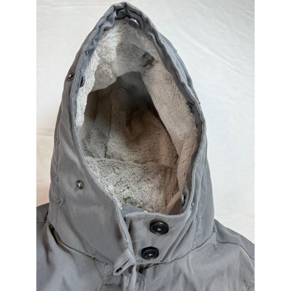 Hollister Women's Full Zip Heritage Collection Gray Winter Jacket Size Small - Picture 9 of 11